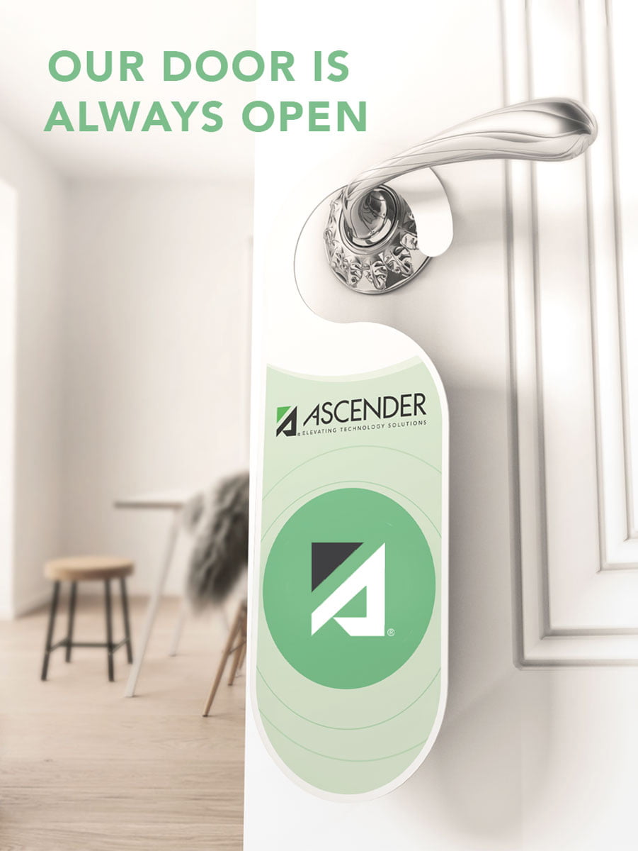 Ascender Sign Door is Open