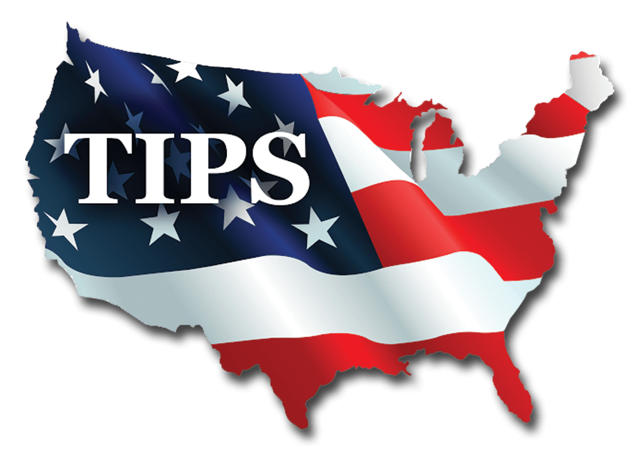 TIPS Logo in Flag